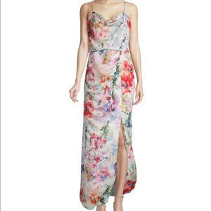 Parker Multicolor Delphine Chiffon Formal Dress